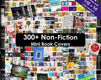 300+ Miniature Book Covers – 1:12 Scale Non-Fiction Dollhouse Library PDF
