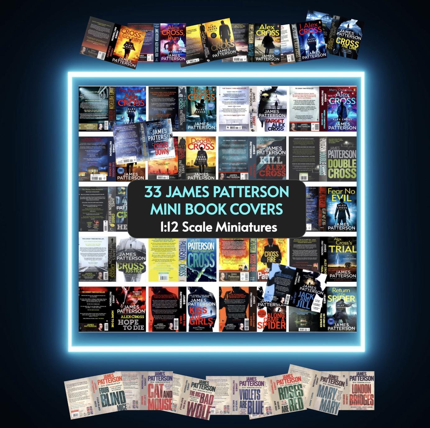 11 James Patterson First Editions! Thrillers from the Alex Cross Series! VG  HC!, image size:1385x1380