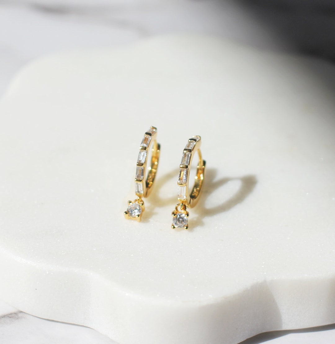 Glow Huggie Earrings