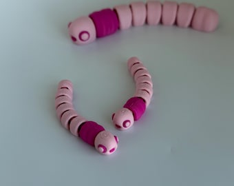 Przegubowy robak Flexi: towarzysz zabawek Fidget