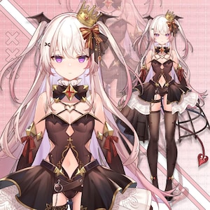 Lovely Vtuber Model | Premade Vtuber Model | Live2D Model | Fully Rigged | Ready to use | Editable & Rigging | Customized