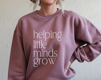 Teacher Shirt, Cute Teacher Crewneck, Teacher Gift, Gift for Teacher, Back to School, Teacher Clothing, Custom Teacher Sweatshirt