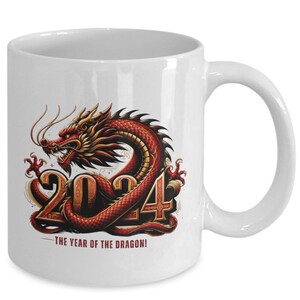 Chinese New Year Mug, Year of the dragon 2024 Mug