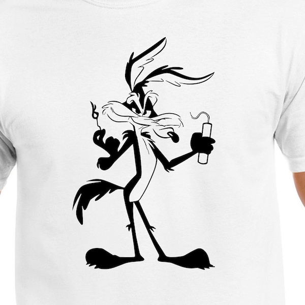 Wile E. Coyote Digital Cut Files | Cricut | Silhouette Cameo | Svg Cut Files | Digital Files | PDF | Eps | DxF | PNG | Roadrunner