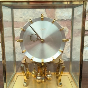 Vintage Hettich 400-day Torsion Clock - German Anniversary Mantel