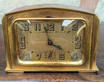 Stylish Art Deco Alarm Desk Clock