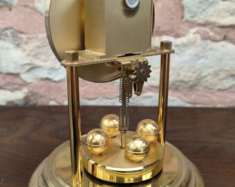 Vintage Hettich 400-day Torsion Clock - German Anniversary Mantel