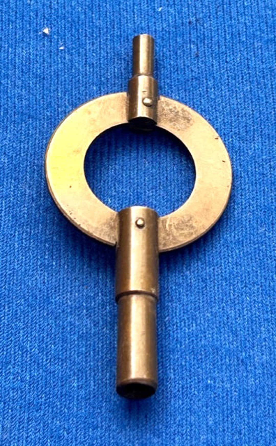 Antique Brass Double Ended Torsion Clock Key – Victorian Clock Key ...