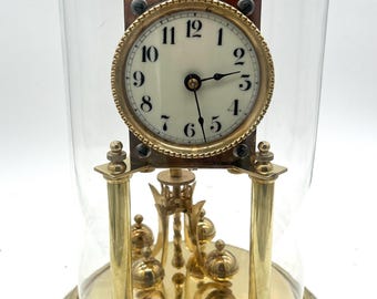 Miraculous Antique German 400-day Torsion Clock German Anniversary