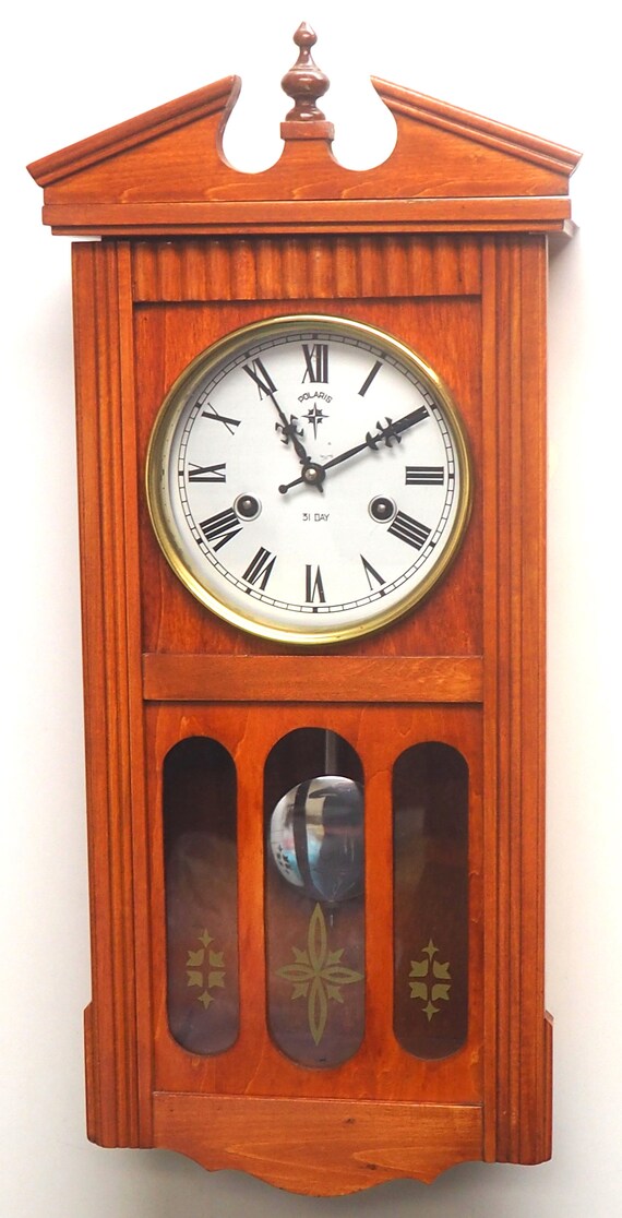 Reloj de pared Polaris Vintage de 31 dias llamativo reloj de pared vienes Etsy Mexico