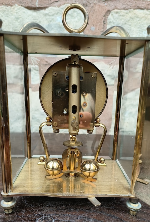 Delectable Vintage Koma Torsion Clock - German Anniversary Mantel