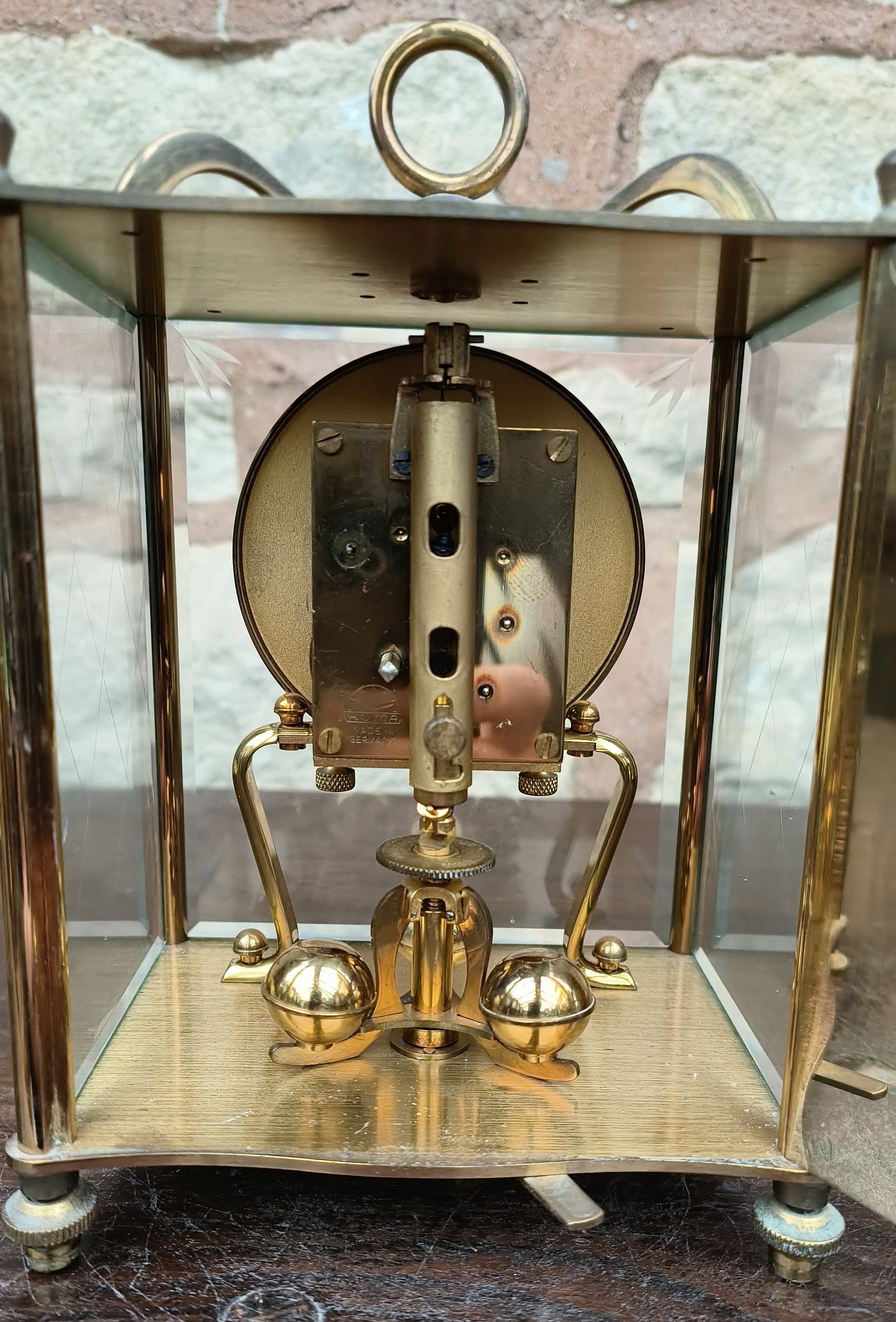 Delectable Vintage Koma Torsion Clock - German Anniversary Mantel