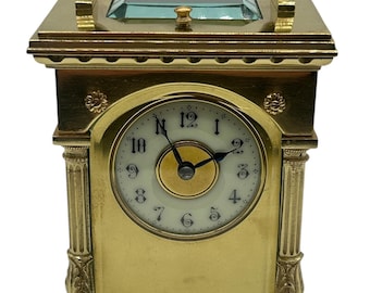 Antique Waterbury Miniature Carriage Clock - Etsy