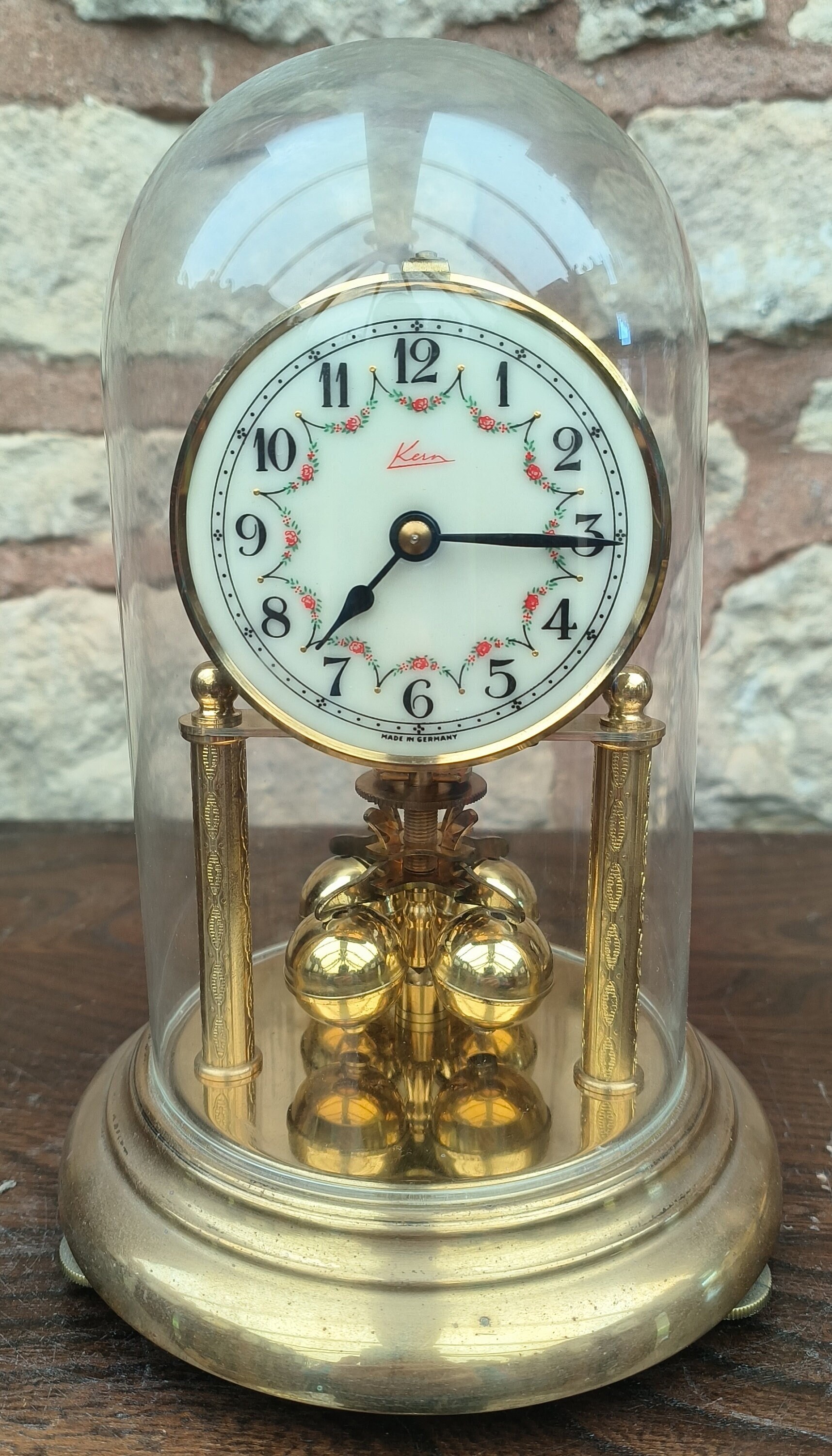 Splendid Mini Kein 400-day Torsion Clock German Anniversary Mantel