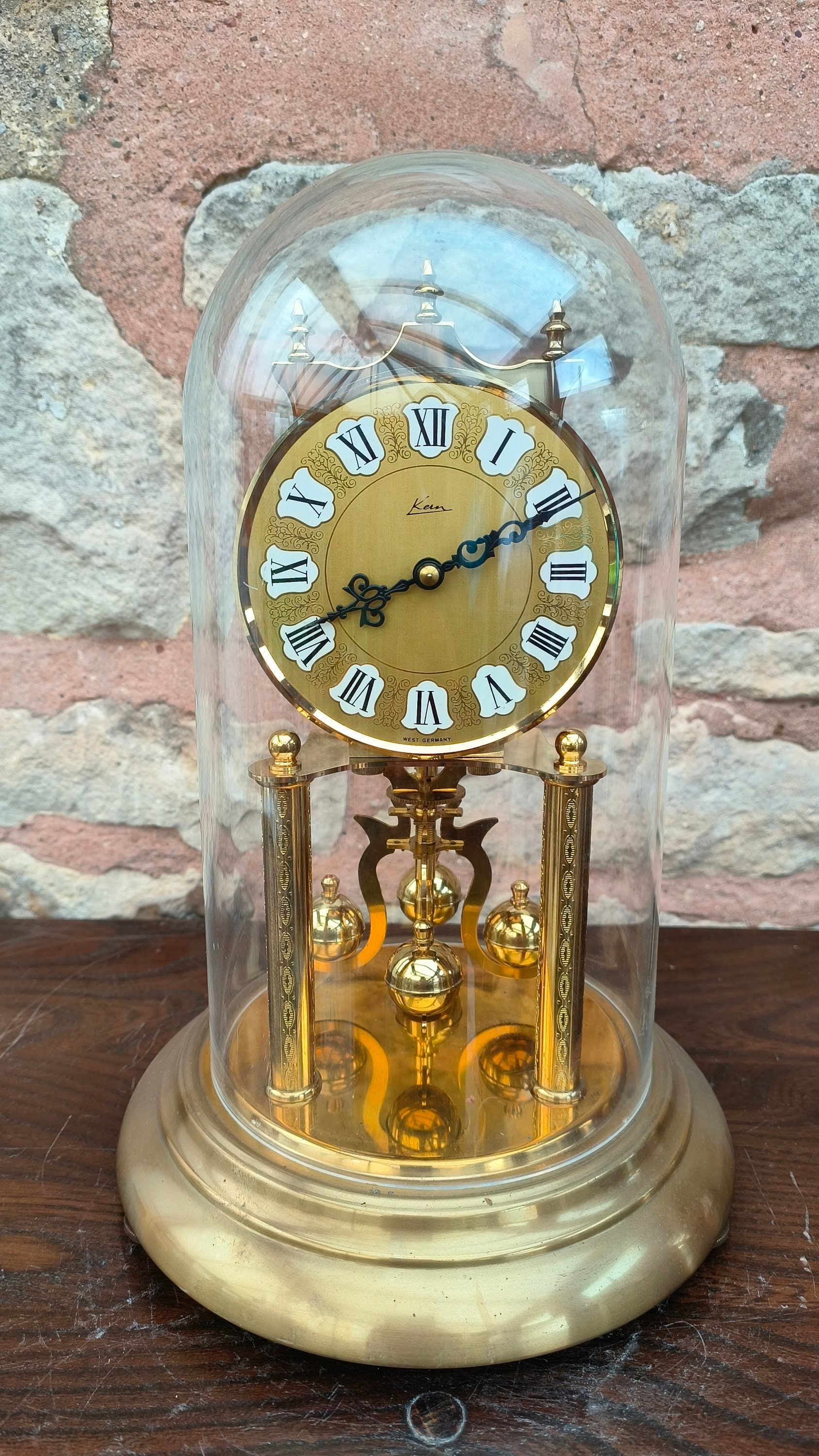 Miraculous Vintage Kein 400-day Torsion Clock German Anniversary