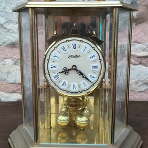 Fine Antique German 400-day Torsion Clock German Anniversary Clock
