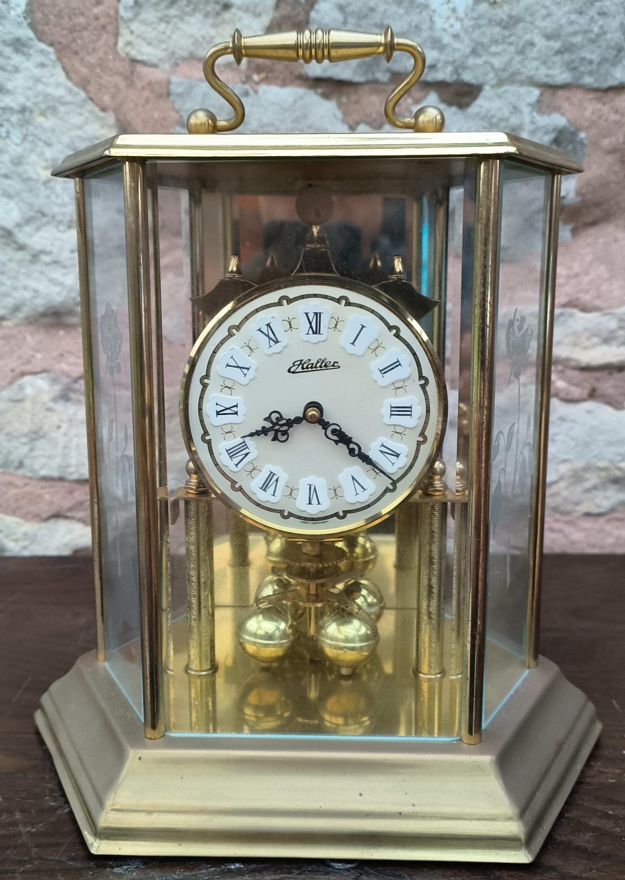 Fine Antique German 400-day Torsion Clock German Anniversary Clock