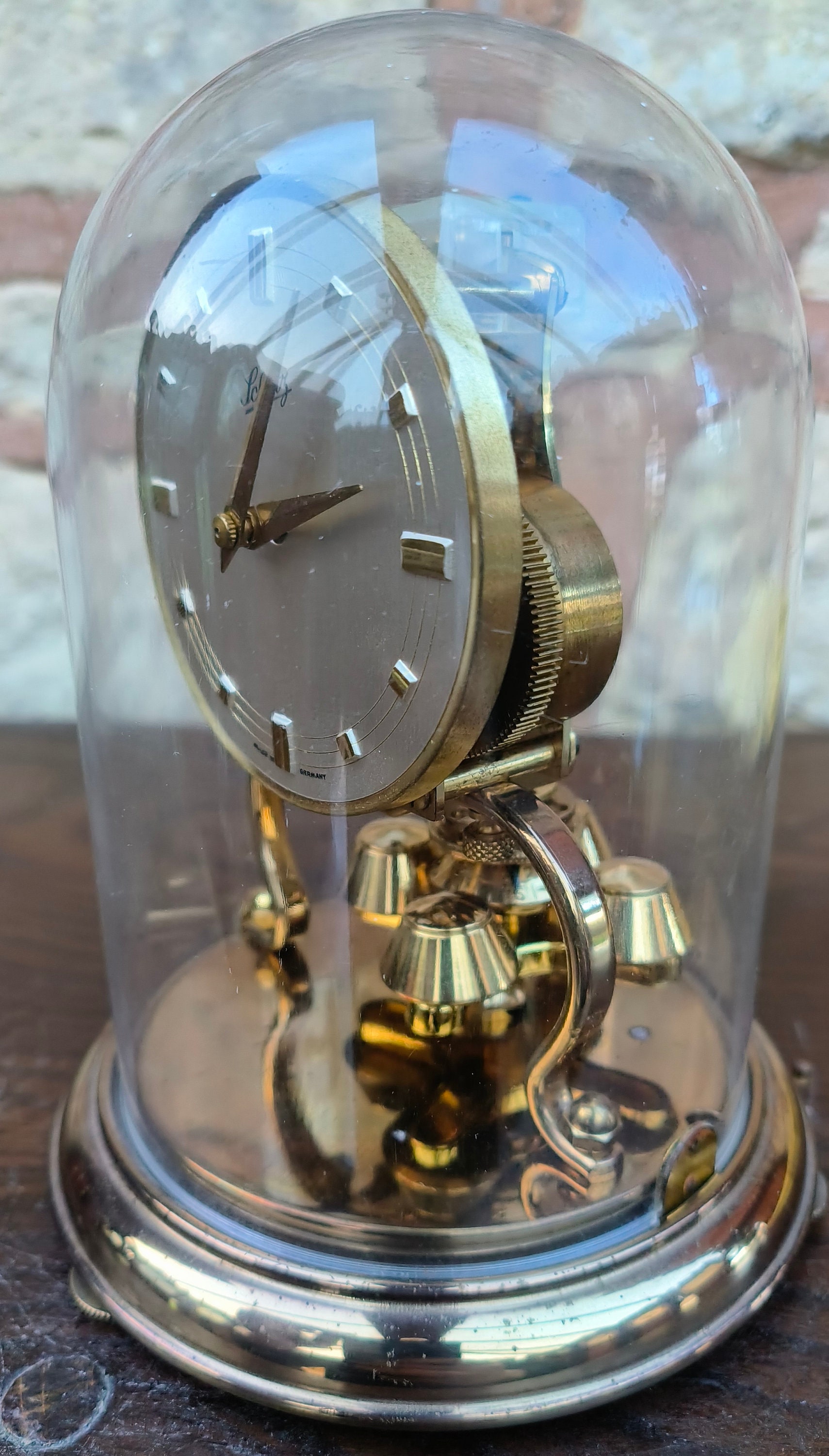 Pretty Vintage Schatz Torsion Clock - German Anniversary Mantel