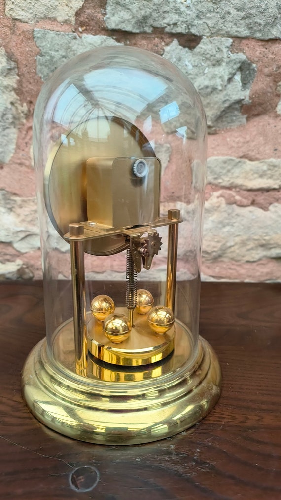 Vintage Hettich 400-day Torsion Clock - German Anniversary Mantel