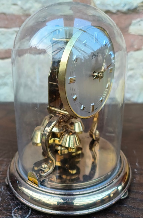 Pretty Vintage Schatz Torsion Clock - German Anniversary Mantel
