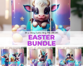 Easter Tumbler Wrap PNG, 20oz Skinny Tumbler Sublimation, Cute Bunny Tumbler Wrap, Instant Digital Download, Easter Coffee Cup Wrap
