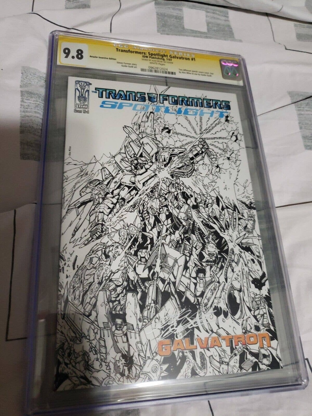 Transformers Spotlight Galvatron 1 Signed by Alex Milne CGC 9.8 Etsy
