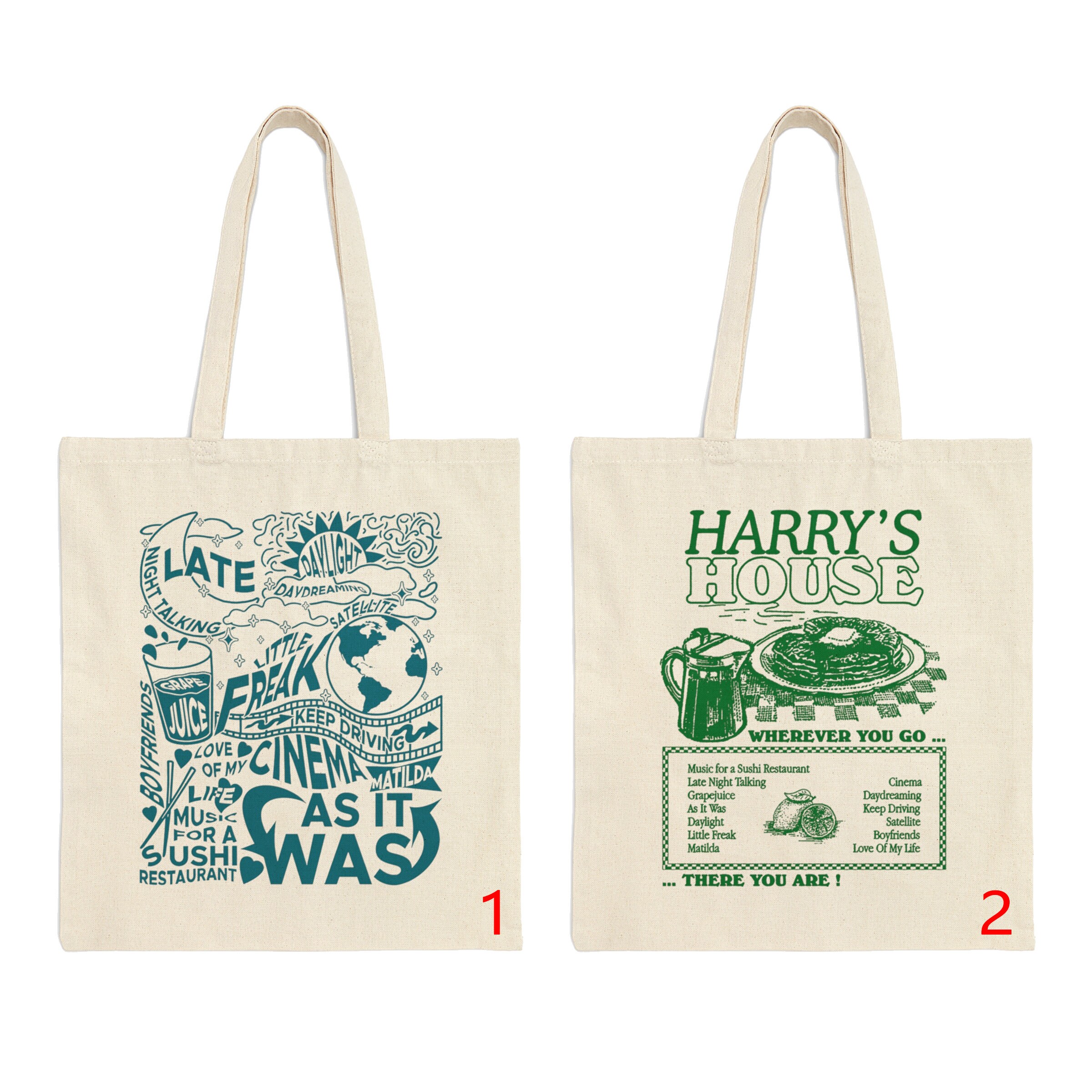 Harry styles tote bag etsy new arrivals