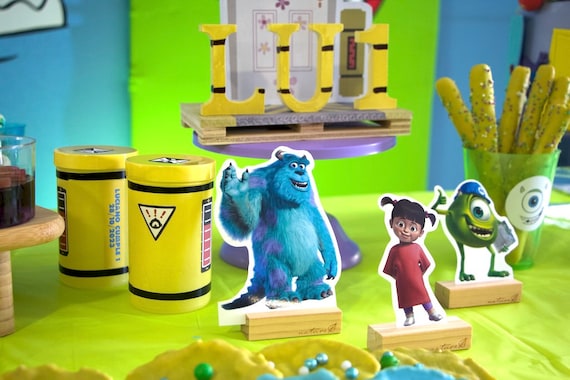Monsters, Inc. Characters: Tabletop Party Decorations - Etsy