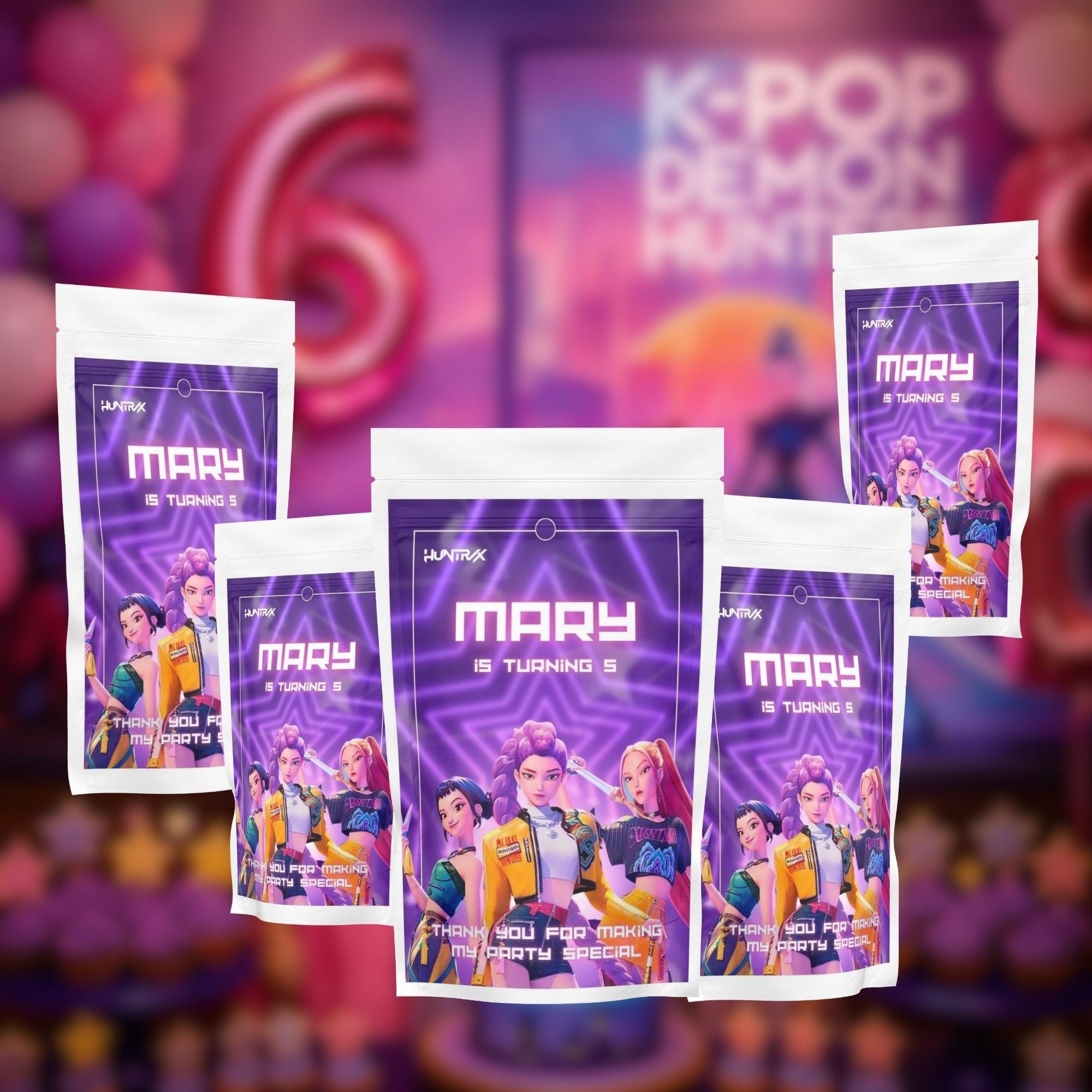KPOP Capri Sun Label Editable Template | Printable Juice Pouch Label ...