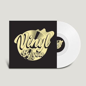 7-tums vinylskiva med personligt namn, jubileumspresent, present till musikälskare, inkluderar personliga samtal och vinylklistermärken, max 14 minuter, presenter till par
