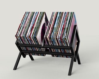 Umbra Magazine Holder, Sleek Minimalist Modernist Aluminum Peel