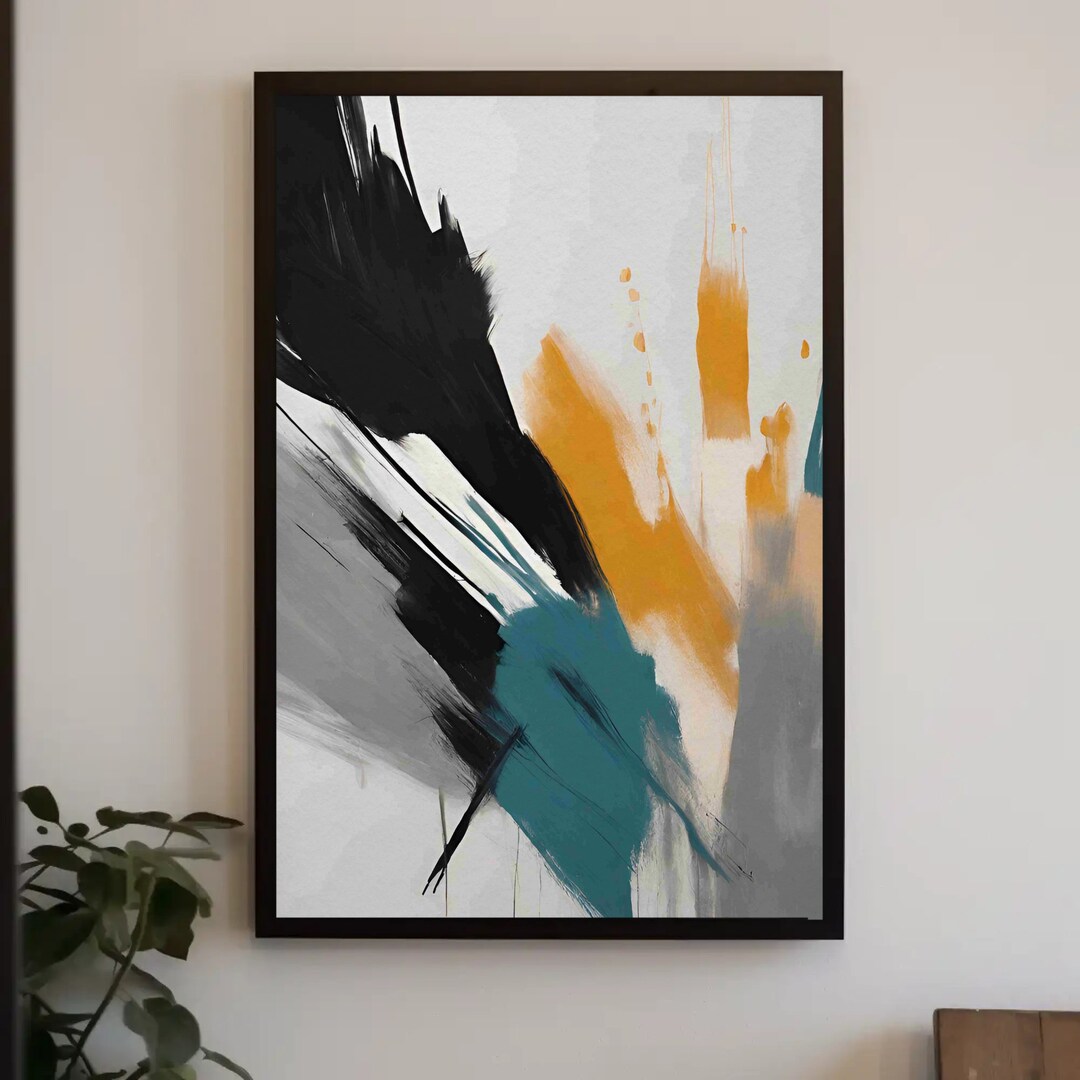 Abstract Art Minimalist Design Digital Download Neutral Wall Decor ...