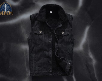 Denim Sleeveless Vest | Outdoor Slim Fit Clothes | Streetwear Style Clothing