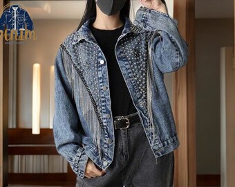 Women Streetwear Long Sleeve | Denim Jeans Top Clothes | Ladies Outdoor Loose Coat