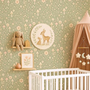 Storybook Woodland Nursery Wallpaper