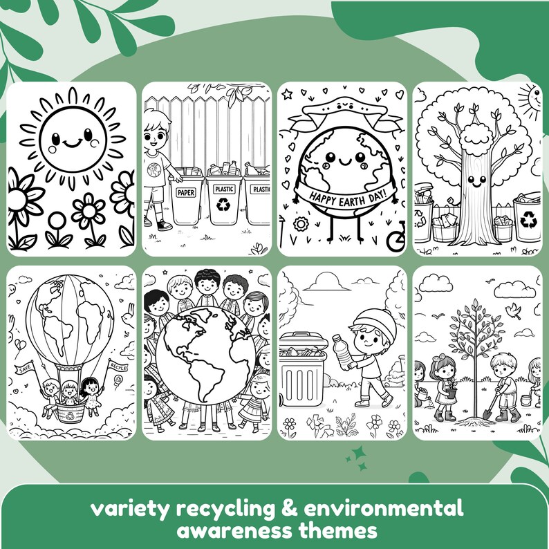 kids earth day activity printable
