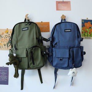 Simple Student Bag, Anti-theft Backpack, Waterproof Computer Backpack, Multi-function Large Capacity Backpack,Travel Bag,Utility Pocket Bag image 1