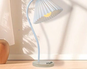 Lampada pieghevole da comodino decorativa semplice personalizzata a LED, lampada da notte, lampada da comodino, lampada da camera da letto, decorazione lampada fatta a mano, regalo per la festa della mamma