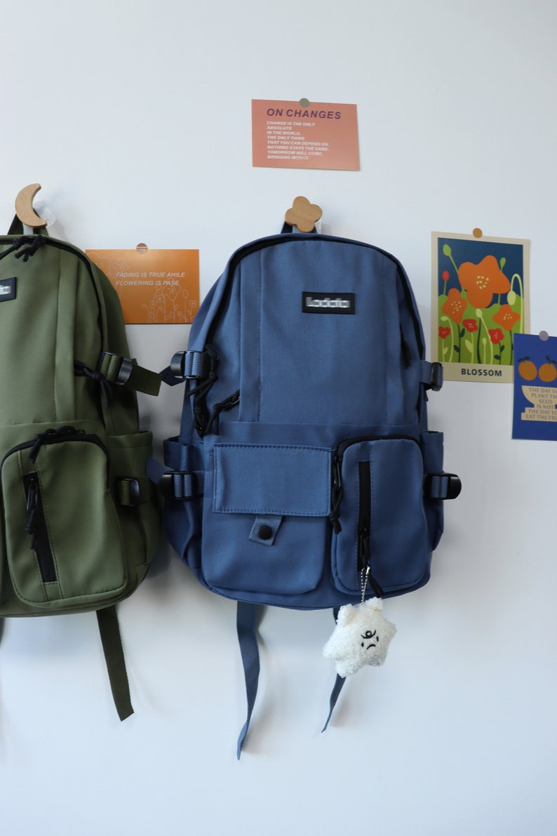 Simple Student Bag, Anti-theft Backpack, Waterproof Computer Backpack, Multi-function Large Capacity Backpack,Travel Bag,Utility Pocket Bag image 3