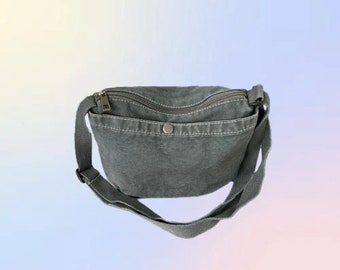 Canvas Crossbody Bag, Large Capacity Tooling Canvas Bag,Canvas Bag For Women And Men, Casual Tote Bag，Washed Canvas Bag