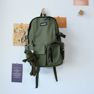 Simple Student Bag, Anti-theft Backpack, Waterproof Computer Backpack, Multi-function Large Capacity Backpack,Travel Bag,Utility Pocket Bag image 2