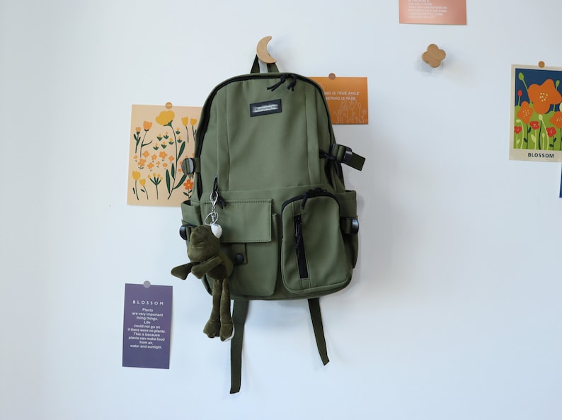Simple Student Bag, Anti-theft Backpack, Waterproof Computer Backpack, Multi-function Large Capacity Backpack,Travel Bag,Utility Pocket Bag image 2