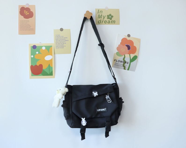 Casual Crossbody Bag, Large Capacity Shoulder Bag, Tooling Messenger Bag,Waterproof Nylon Bag,Schiil Bag, Small Travel Nylon Crossbody Bag zdjęcie 1
