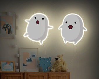 Japanisches Anime Neon Schild, Der Junge und der Reiher Wohnkultur, Cartoon Souls Figur LED Neonlicht, Spielzimmer Dekor, niedliche Geschenke für Kinder