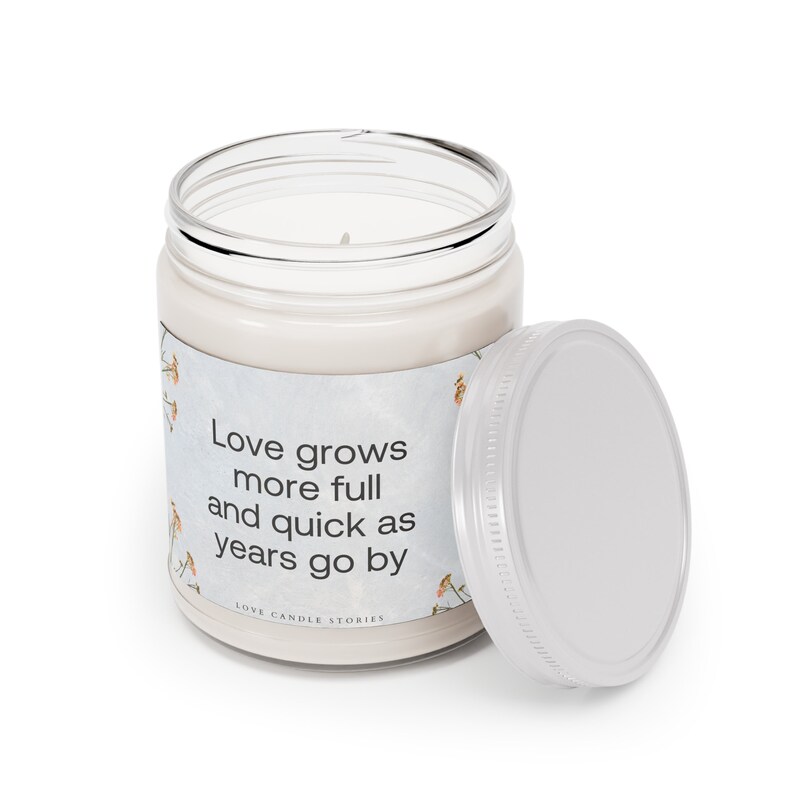 Perfect Gift for Couples Love Candle Relationship Candle Love Grows
