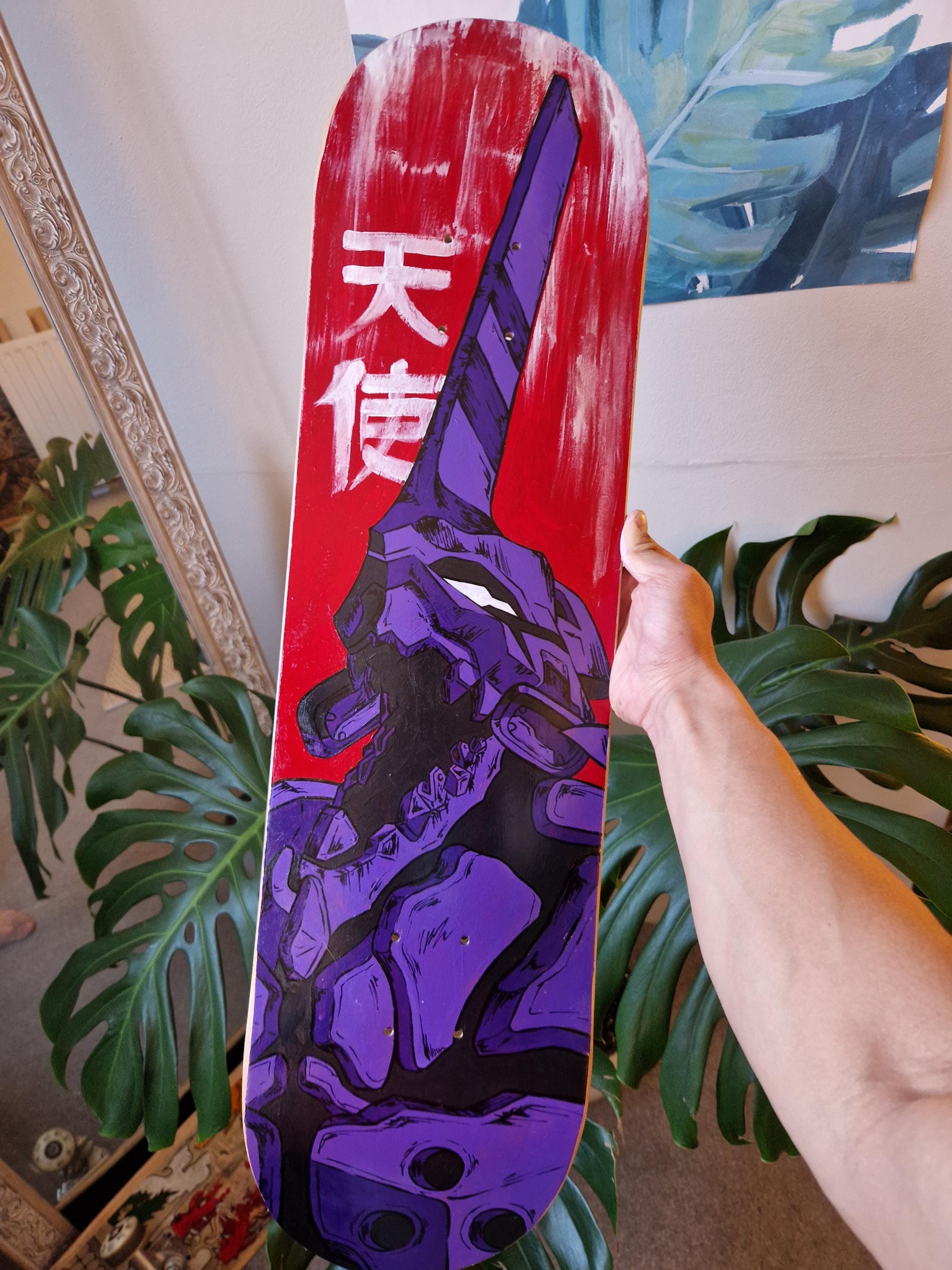 EVA-01 Art T-Shirt & Skateboard スケボー