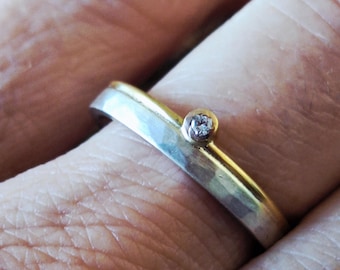 Gelbgold 585/- , Silber 925/- mit Brillant Trauringe, Versprechensringe, Eheringe, Partnerringe, Freundschaftsringe