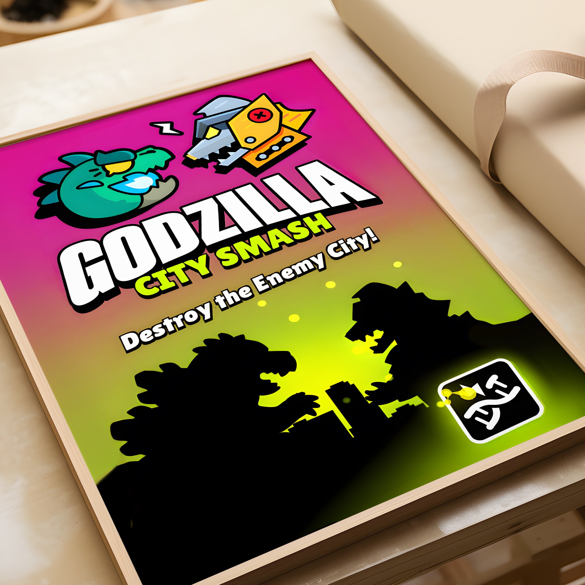 Brawl Stars Godzilla Event Digital Poster Brawl Stars Clipart Brawl