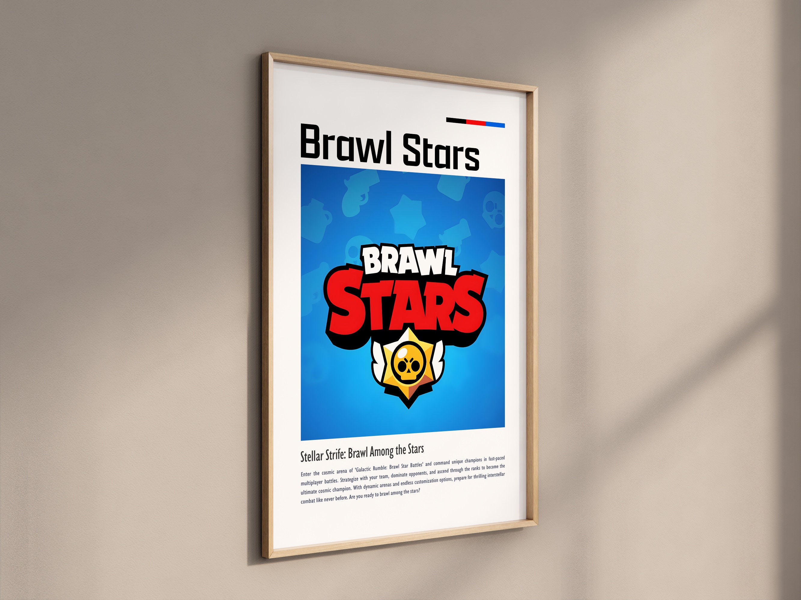 Brawl Stars Digital Poster Brawl Stars Clipart Brawl Stars Instant ...