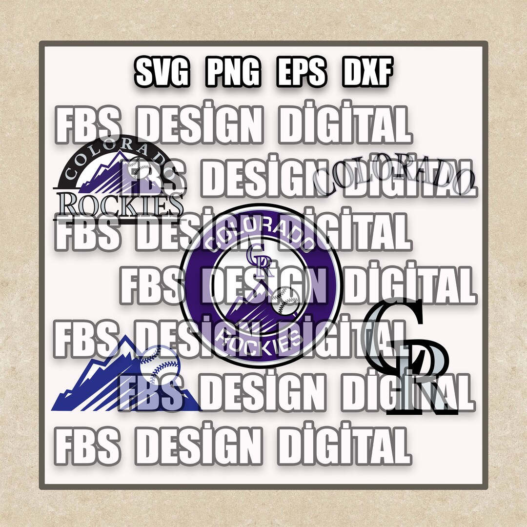 Colorado Rockiess SVG PNG Svg Sports Files Svg for Cricut Clipart